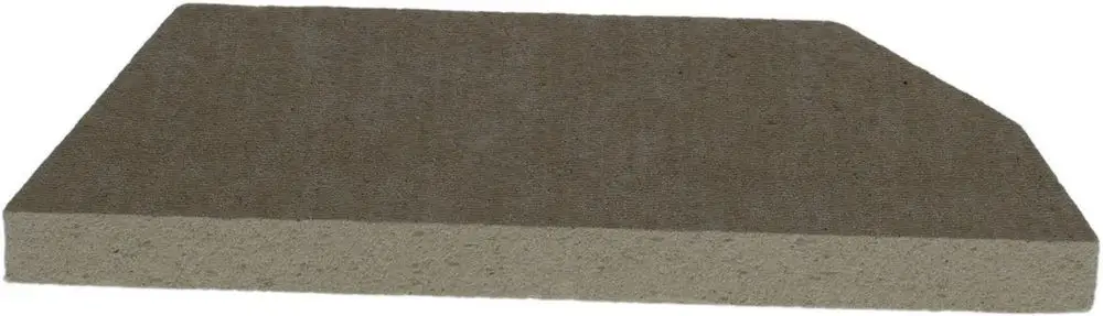 BOSCH Wärmeschutzplatte in rechteckiger Form mit schrägem Rand, oberfläche in neutralem Farbton, montierbar zur Wärmeisolierung von Oberflächen.